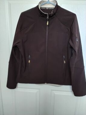 WIND RIVER Women's Dark Brown Utility Softshell Jacket - Zip Front